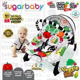 Bouncer Ayunan Anak Bayi Merk sugarbaby veggie premium