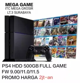 PS4 FW 11.5 HDD 500GB FULL GAME CLONE PROMO HARGA 2JT-AN