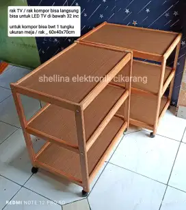 Rak tv, meja serbaguna 60x40x70cm