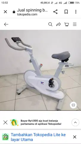 Alat fitness spinning bike tl 8300 new