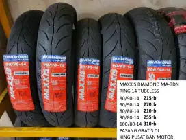 Ban Motor Maxxis Victra, Maxxis Diamond, Maxxis Extramaxx, Green Devil