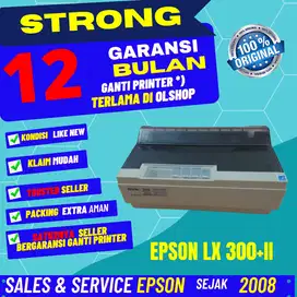 Printer epson LX 300+II lengkap GARANSI 3 BULAN GANTI PRINTER