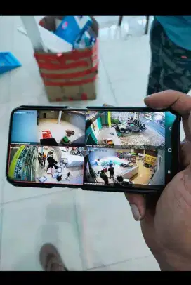 Paket kumplit 4 Kamera free instalasi