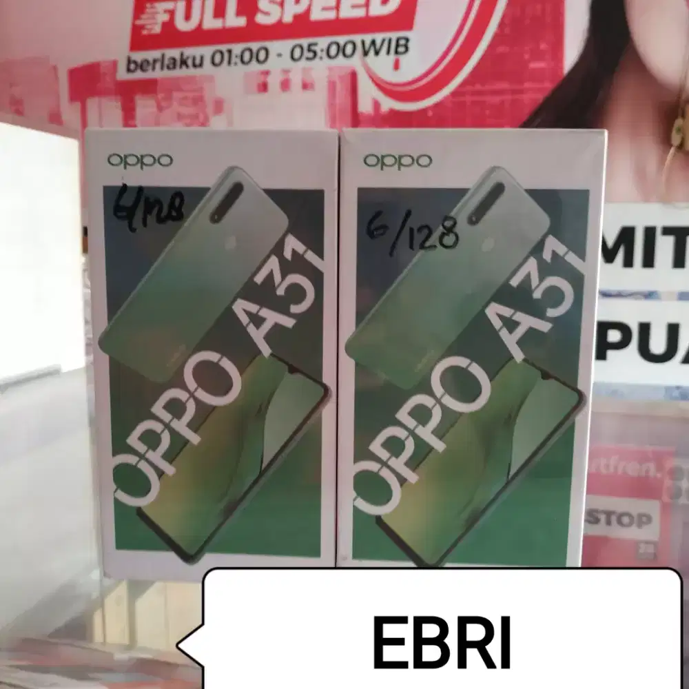 Oppo A31 6/128gb promo murah