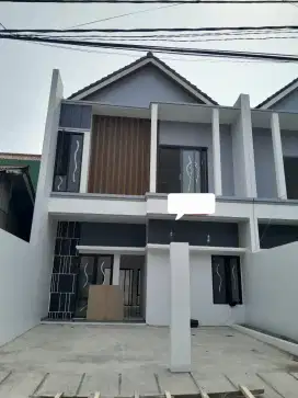Dijual Rumah di Caman Jatibening Bekasi. Bangunan Baru. Bebas Banjir