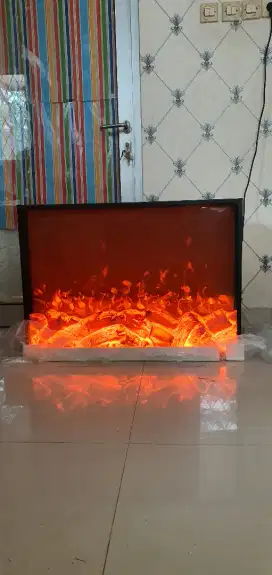 Lampu api dekorasi ruang fireplace