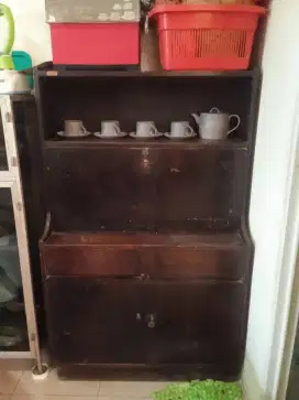Dijual Bufet Kayu JATI TUA *Nett