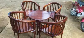 Meja kursi teras, kursi betawi, kursi teras