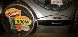 Radio cassette philips jadul