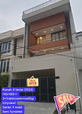 RUMAH mewah 4 LANTAI ! Design by.EMPORIO ARCHITEC
