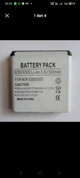 Baterai NOKiA 6280/9300