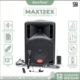 Baretone MAX12EX 12inch / MAX 12EX - Speaker Portable Original