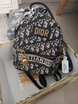 Tas backpack mini dior