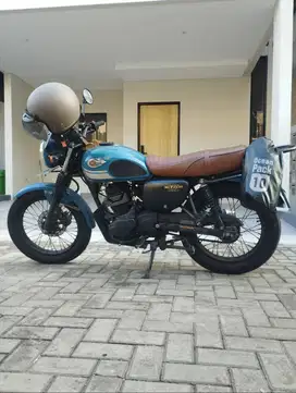 Jual Kawasaki W175 SE Biru Special Edition 2020 pemakaian Pribadi Nett
