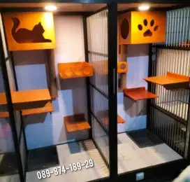 Kandang Kucing Alumunium Premium