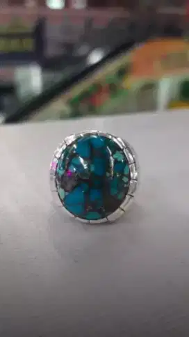 Batu pirua persia ring perak