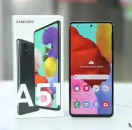 Samsung A51 Hitam Kondisi Mulus 6/128