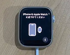 Apple Watch Series 9, 45 mm, Silver Case, Storm Blue Strap
