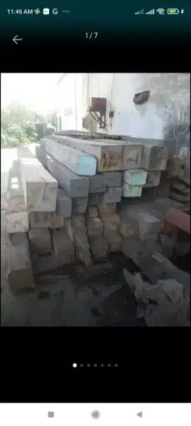 Kayu Jati Blora Balok besar ada 105 batang ukuran 20x20 & 30x30 3&4 m