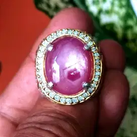 Ruby Lawas Ring perak