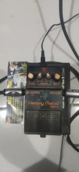 Pedal efek gitar Langka boss HM2 Heavey metal efek yg dipakai HJ.Rhoma