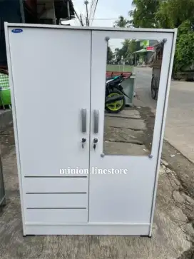 LEMARI PAKAIAN ANAK PUTIH G STAR 2 PINTU