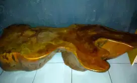 Jual Meja Batu Fosil Bentuk Kayu