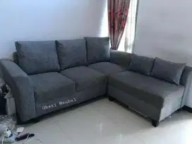 Sofa L tangan minang (baru)