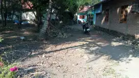 Tanah datar posisi di padat penduduk