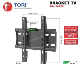 Braket Wall TV LCD
