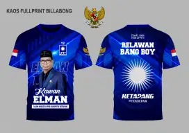 Kaos pilkada full print
