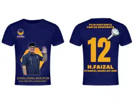 Kaos pilkada full print