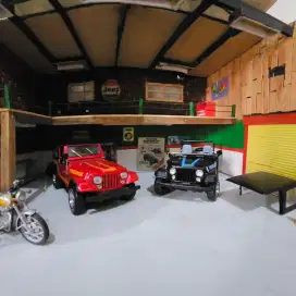 Jeep Diecast dan Diorama