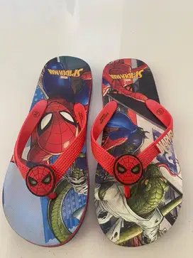 Sandal anak cowok spiderman