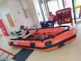 Perahu Karet Rescue SAR Banjir Mancing PVC OCEAN 430 Untuk 8 Orang