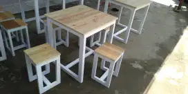 Set meja kursi jati belanda