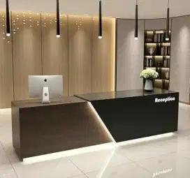 Meja perlengkapan usaha custom