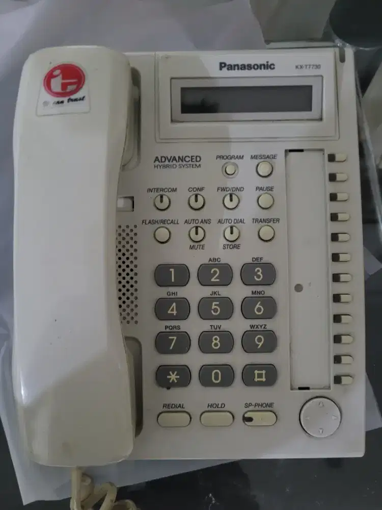Telpon Panasonic KX-7730 & KX-505 seken kondisi berfungsi dengan baik