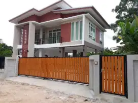 Pagar rumah model grc minimalis
