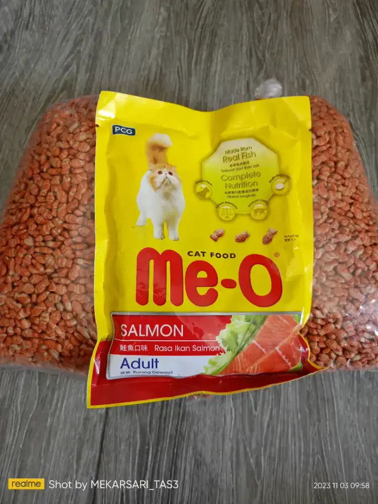 Meo Salmon Adult Kemasan Repack 1Kg