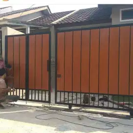 Pagar besi sleding grc