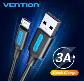 Vention Kabel USB A / Tyep C to microUSB Upto 3A 1m Ori