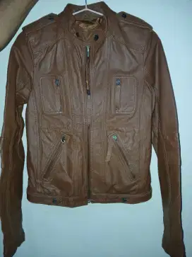 Jaket Kulit merk BERSHKA Original