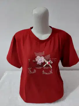 KAOS IMPORT WANITA tgn pendek