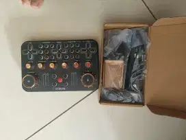 PAKET SOUNDCARD F1000 + MIC M998