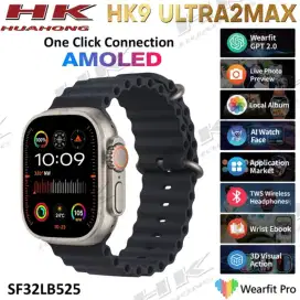 Smartwatch HK9 Ultra 2 Max (Gen 6), BARU, Dapat Bonus.