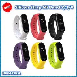 Silicon Strap Tali Jam Xiaomi Mi Band 3 dan Mi Band 4 Smartband