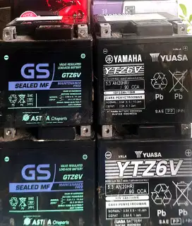 Accu aki bekas ytz6v copotan normal motor vario pcx satra nmax aerox