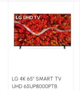 LG 4K 65 SMART TV UHD 65UP8000PTB