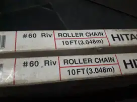 2 set Hitachi Roller Chain no.60 (2x 10ft / 3.048m) A-493